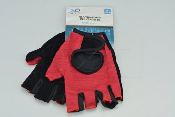 Rukavice na kolo bez prstů XQ vel.L/XL - Červené