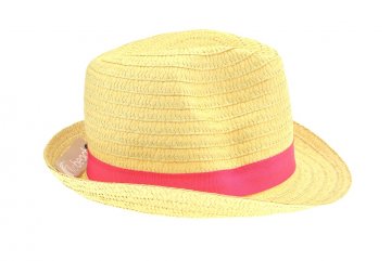 Letní klobouk, 275782 - Růžový proužek