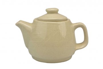 Keramická čajová konvička (0.3L) - Okrově žlutá