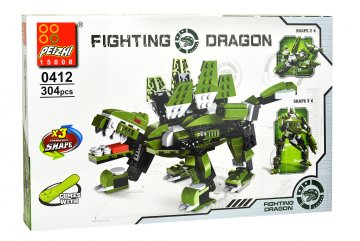 Stavebnice 0412, 304 dílků - Fighting Dragon