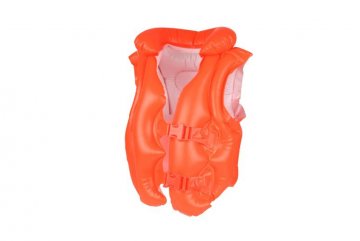 Dětská nafukovací vesta INTEX - Oranžová (50x47cm)