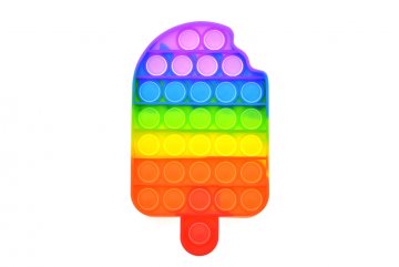 Fidget Popit Rainbow antistresová hračka Nanuk