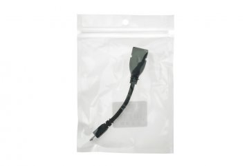 Konektor do mobilu USB na Micro USB - Černý (11.5cm)