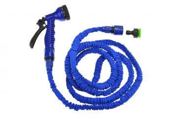 Zahradní smršťovací hadice modrá - 6,8m