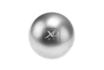Tónovaný míč Yoga Toning Ball pr. 12 cm, šedý