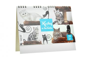 Kalendář 2021 (22x18cm) - Kočky a koťata