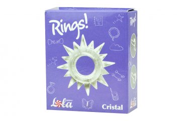 Kroužek na penis (1.4cm) - Cristal, čirý