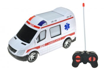 Ambulance (20cm) na dálkové ovládání - W111238