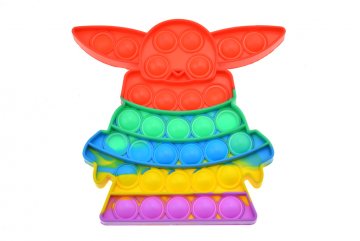 Fidget Popit Rainbow antistresová hračka Figurka