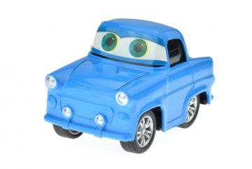 Kovové natahovací autíčko (6cm) - Modré