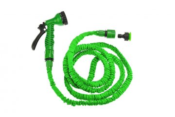 Zahradní smršťovací hadice 6,8m zelená