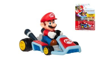 Super Mario miniautíčka s figurkou - Mario