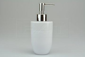 Dávkovač tekutého mýdla AMSTERDAM (17.5x8cm) - Bílý