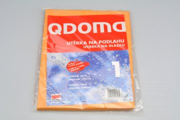 Utěrka na podlahu pro mokré i suché použití QDOMA 1ks (50x56cm)