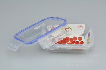 Plastový box na potraviny se silikonovým těsněním (4x13x9,5cm) - 310ml 
