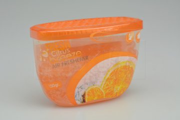 Osvěžovač vzduchu gelové kuličky FRESH (11x7.5x5.5cm) - Citrus