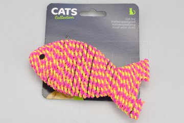 Chrastící barevná rybka CATS (13cm) - Mix barev