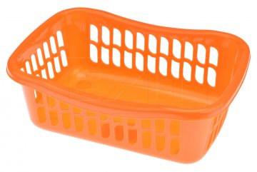 Plastový košík (22x16x8cm) - Oranžový
