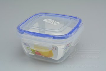 Plastový box na potraviny se silikonovým těsněním (6x10x10cm) - 275ml 