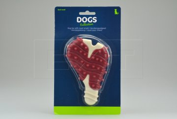 Hračka pro psa s vůní hovězího masa DOGS (13x8cm) - Kotleta