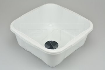 Plastové zahradní umyvadlo PLAST ART (34x15cm) - Bílé