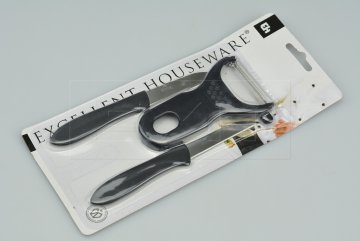Praktický set škrabka + 2 škrabkové nože EH (11.5-16.cm) - Černý