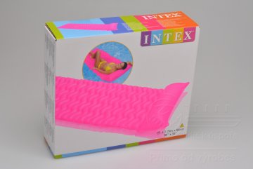 Nafukovací lehátko INTEX 58807 - Reflexně růžové (229x86cm)