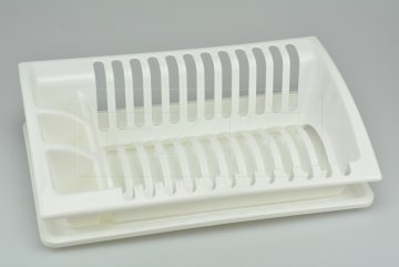 Odkapávač na nádobí HEIDRUN (43x27x12cm) - Bílý
