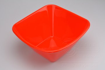 Plastová miska JAGIELLO - Červená (12x25,5x25,5cm)