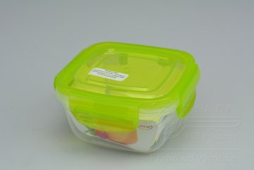 Plastový box na potraviny (6x10x10cm) - Zelený 275ml 