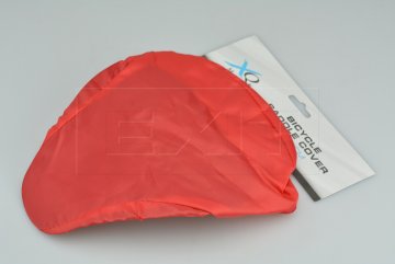 Pláštěnka/potah na sedlo kola QX (26x23cm) - Červený
