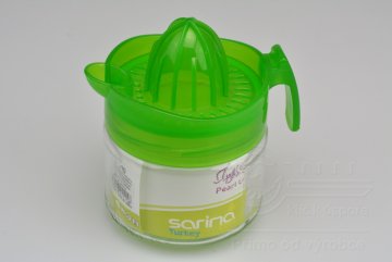 Odšťavňovač citrusů se skleněnou nádobou (12x8,5cm) - Zelený