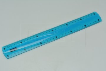 Plastové ohýbatelné pravítko (30cm) - Modré