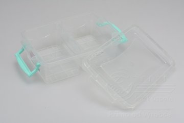 Plastový box na potraviny PLAST ART (22x14,5x7,5cm) - 2x540ml