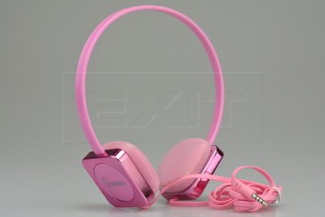 Stereo sluchátka s mikrofonem KEEKA (KE-700) - Růžové