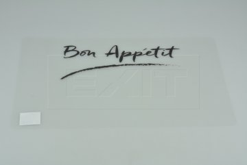 Průhledné vinylové prostírání (43.5x28.5cm) - Bon Appetit - Čiré