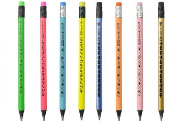 Trojhranná široká (10mm) tužka HB s gumou EASY KIDS - Mix barev 1ks