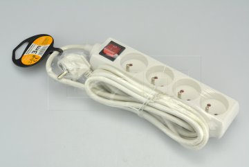 Prodlužovací kabel se 4 zásuvkami a vypínačem…
